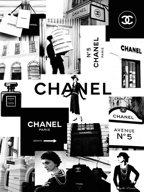 black coco chanel wallpaper